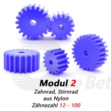 Zahnräder Modul 2 aus