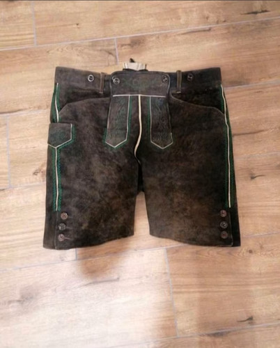 Hirschlederhose kurz 54 - hirschlederhose,