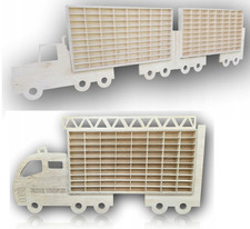 Wandregal  Autoregal für Spielzeugautos Hot Wheels Sammlervitrine aus Holz