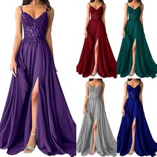 Chiffon Lang V-Ausschnitt