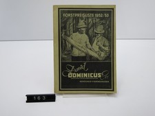 Forstpreisliste 1952 1953