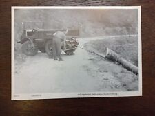 Original Daimler-Benz U25 / 401 Unimog 25PS Werksfoto / Pressefoto - Seilwinde