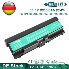 8800mAh 42T4235 Akku Für Lenovo ThinkPad T410 T510 T510i SL510 T420 L410 W510