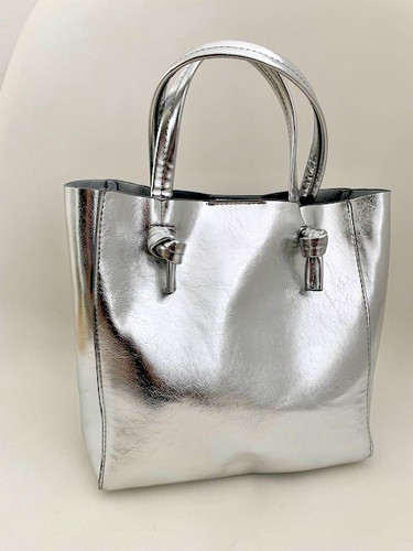 Silberne handtasche sommer - silberne,