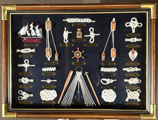 Maritimes Wandbild mit Deko-