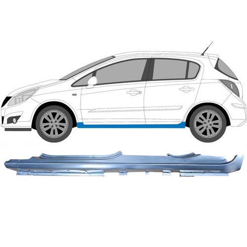 Für opel corsa - d, 2006-2014
