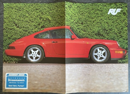 Ruf porsche 1990 prospekt din - ruf,