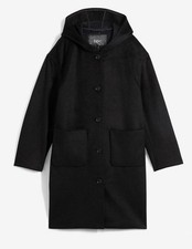 Kurzmantel in Wolloptik mit