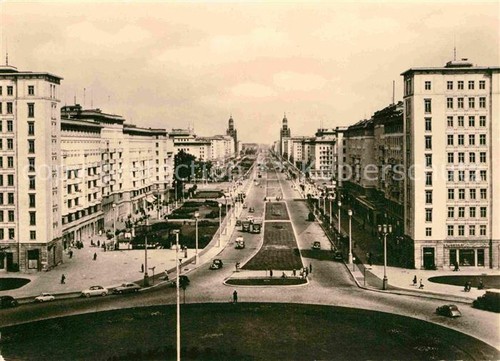 Berlin city stalinallee - city,