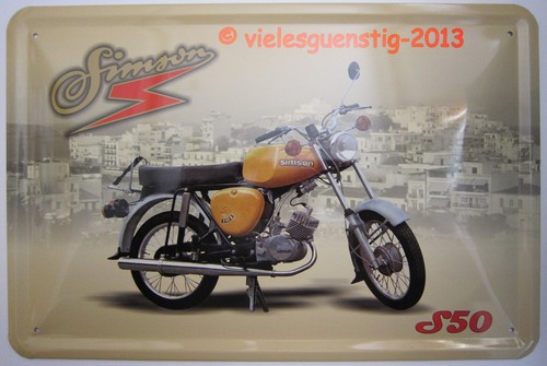Blechschild 20x30 simson - 20x30, cm