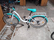 Kinder City Fahrrad 24 Zoll Blau Türkis VB