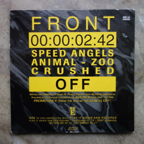 Front 242 off promo - front, –