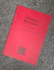 Friedrich Meckseper Paintings and Etchings October-November 1975 Nr. 36/100 sign
