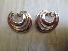 PIERRE LANG Designer Ohrringe Ohrstecker vergoldet edler Schmuck aus Österreich 