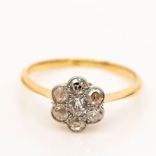 Ring 750/18K Gelbgold Diamant Rosenschliff 0,56ct W/SI Gr.55 - Wert 2.000€