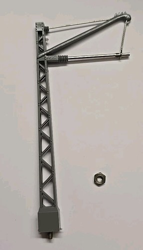 Vollmer oberleitungsmast - h0,