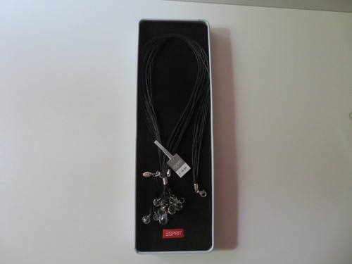 Esprit damen lederkette cm - 80,