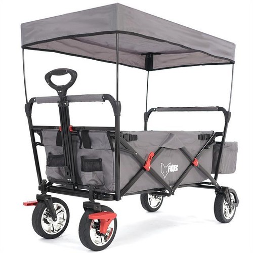 Bollerwagen grau strandwagen - bollerwagen,