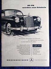 Mercedes Benz 219 Ponton, die originale Werbung aus 1956