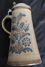 Marzi & Remy MR  großer Bierkrug mit Deckel ,Keramik