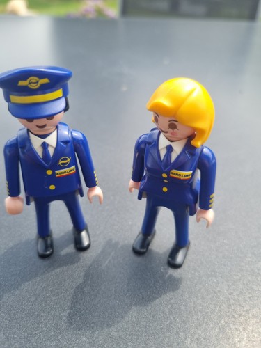 Playmobil flugkapitän und - flugkapitän,