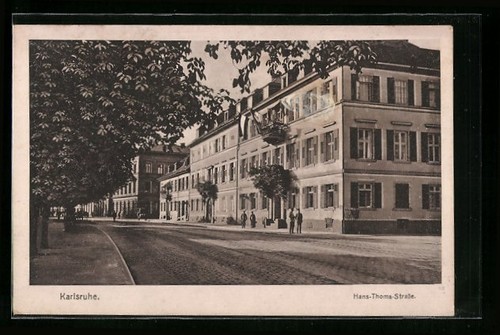 Karlsruhe ansichtskarte - karlsruhe,,