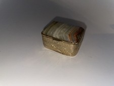 Mini Dose Schmuckdose Blechdose Pillendose Vintage Sammler Alt