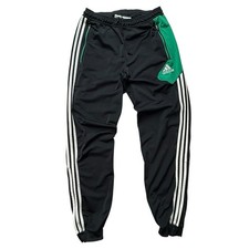 Adidas vintage Trackpants Gr. M 2012 Trainingshose schwarz Grün TP1