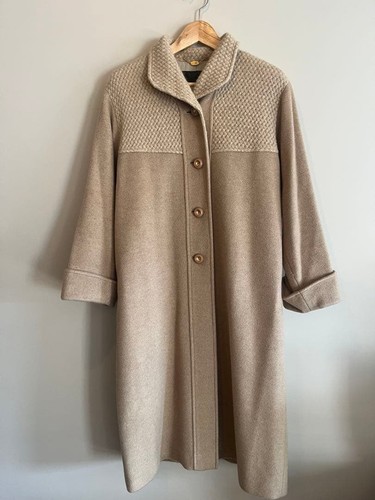 Langer mantel 100 kaschmir - langer, 100%