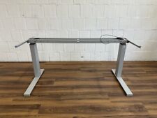 Steelcase Sitz-Steh-Schreibtischgestell 160x80 grau Gasdruckfeder