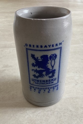 Sammler bierkrug löwenbräu - sammler,