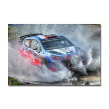 TOILE TABLEAUX  RALLYE SPORT
