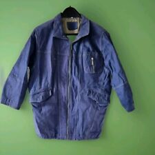 Wildleder Parka Damen 42 mittelblau Rindnappaleder Blouson Jacke, relaxed Weite