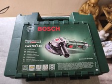 Bosch PWS 700-115 Winkelschleifer + AGT Bohrer-/Bit-Set im Koffer