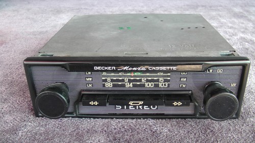 P29 oldtimer autoradio becker - autoradio,