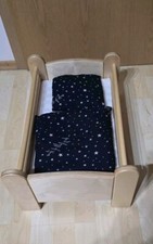 NEU:Puppenbett Echtholz +