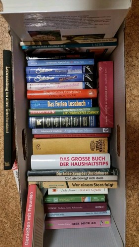 Bücher paket kiste - bücher,