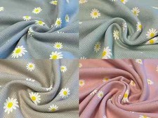 Baumwollstoff Waffeljersey