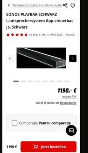 Sonos playbar soundbar - sonos,