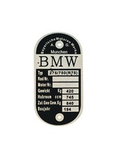 Typenschild Schild BMW R 75
