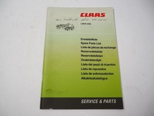 Claas Liner 2600 Kreiselschwader Ersatzteilliste Spare Parts List 2007