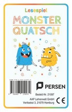 Lesespiel Monster-Quatsch Ein Kartenspiel zur Unterstützung der Buchstabensyn...