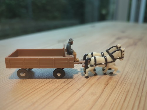 Siku pferdefuhrwerk kunststoff - pferdefuhrwerk,