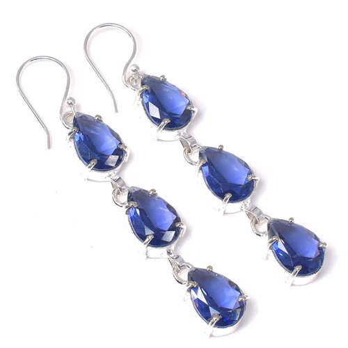 Handgefertigter blauer