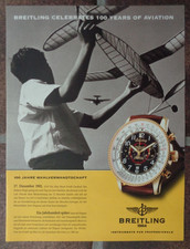 Breitling Montbrillant Uhr Werbung bzw Reklame