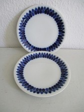 2 x Kuchenteller Kobaltraute