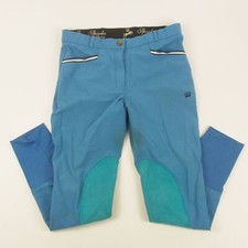 Spooks Kniebesatz-Reithose blau, Gr. Ladies-M, guter Zustand