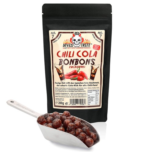 Chili cola bonbon zuckerfrei - chili,