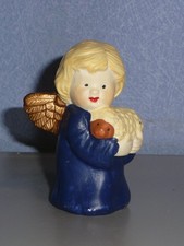 Niedlicher Keramik Engel mit Schaf Schäfchen Höhe 9 cm (E02)