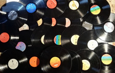 50 x 12" LP / SCHALLPLATTEN / OHNE COVERS  - DÄNISCHE LP - DEKO / BASTELN (5)